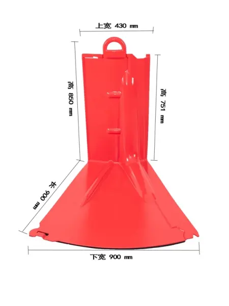 DW85 outward curve water diversion barrier spec