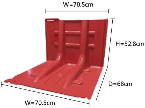 DZ50 straight flood barrier spec