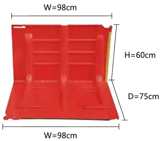 DZ60 straight flood barrier spec