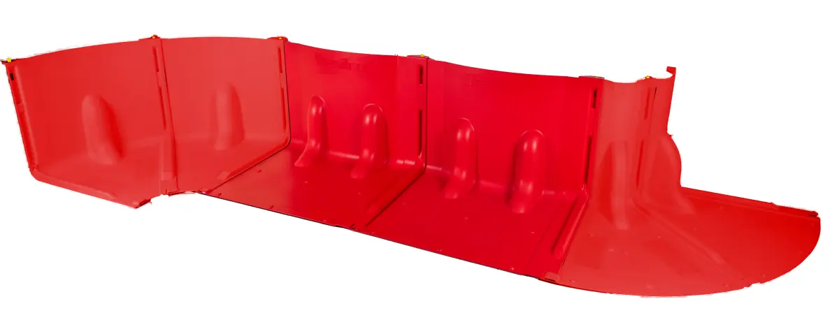 FF96N 60cm high ABS inward curve flood barrier