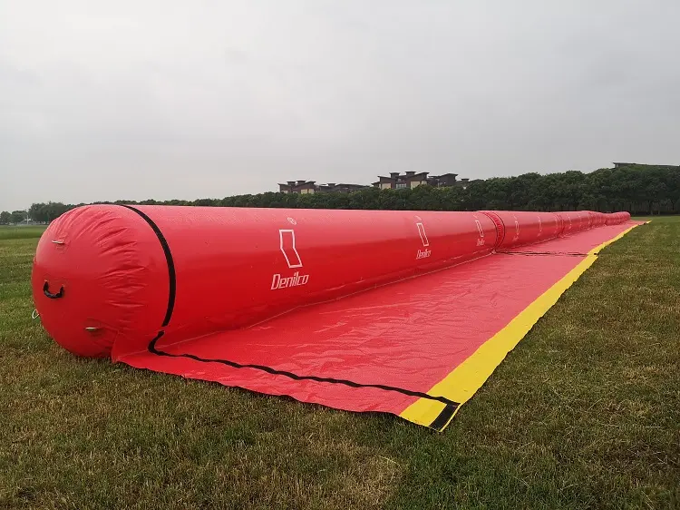 air inflated flood tube pvc wall