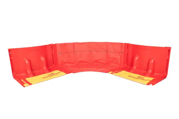 FF210N 55cm high flexible PVC inward curve flood control barrier