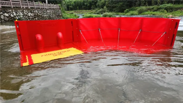 FF220N 100cm high flexible PVC inward curve flood control barrier