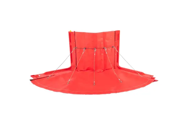 FF220W 100cm high flexible PVC outward curve water diversion barrier